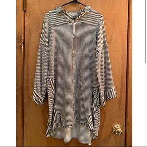 NWOT Striped Flowy Madewell Dress